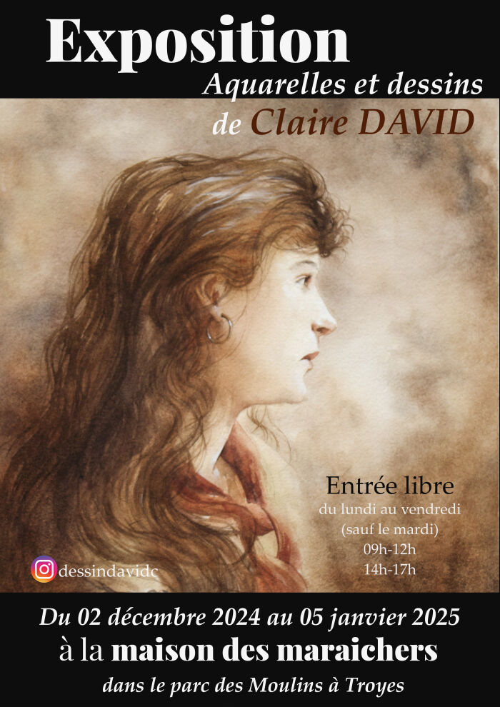 Exposition - Aquarelles et dessins de Claire David