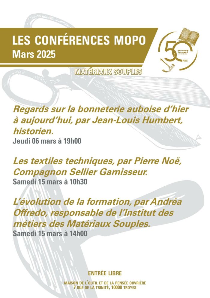 Conférences - Matériaux Souples