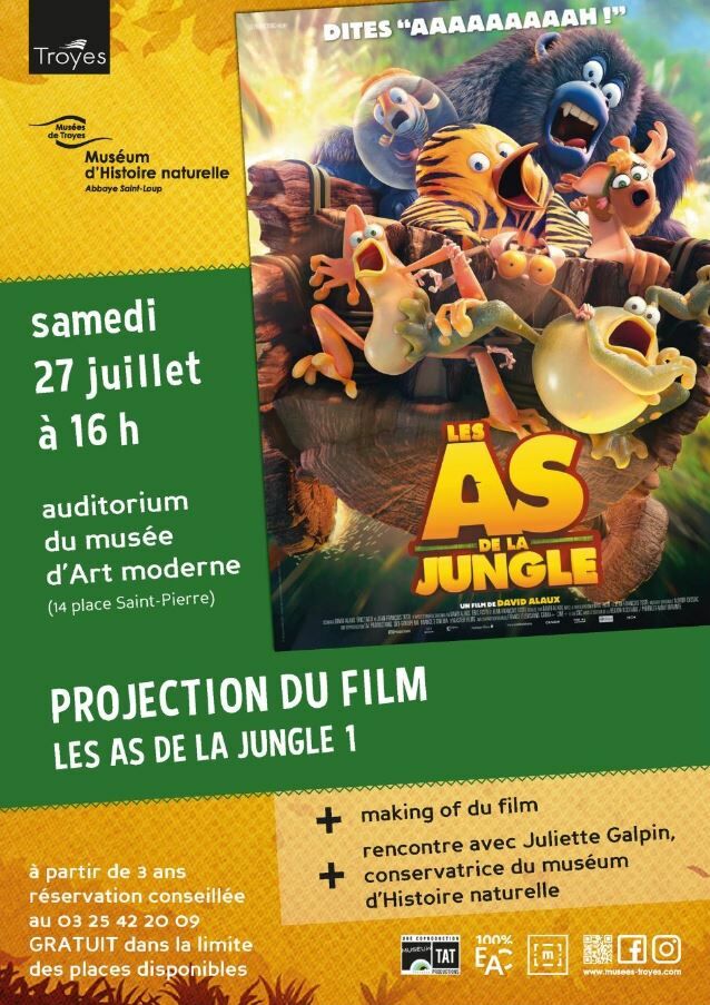 Projection du film : Les As de la Jungle 1