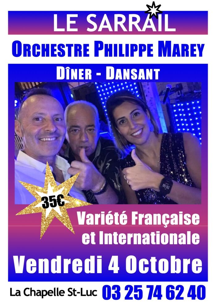 Soirée avec l'orchestre Philippe Marey