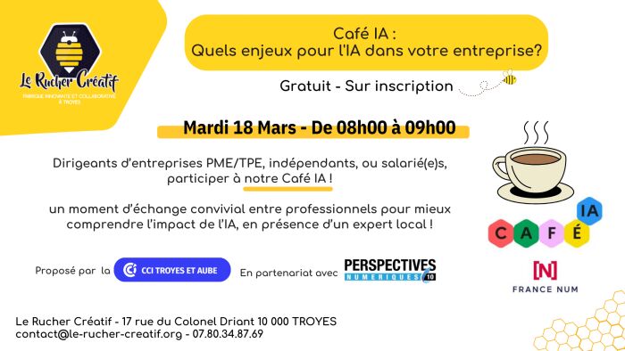 Café IA : Quels enjeux pour l'IA dans votre entreprise?