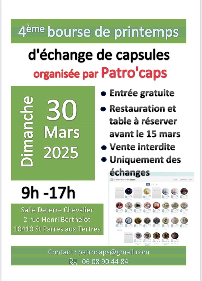 Bourse d'échange de capsules