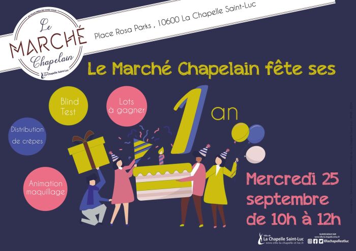 Le Marché Chapelain fête ses 1 an