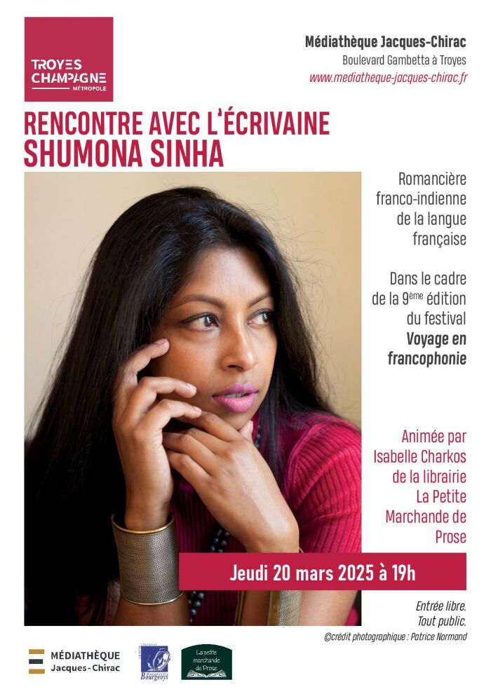 Voyage en francophonie - Rencontre avec l'écrivaine Shumona Sinha