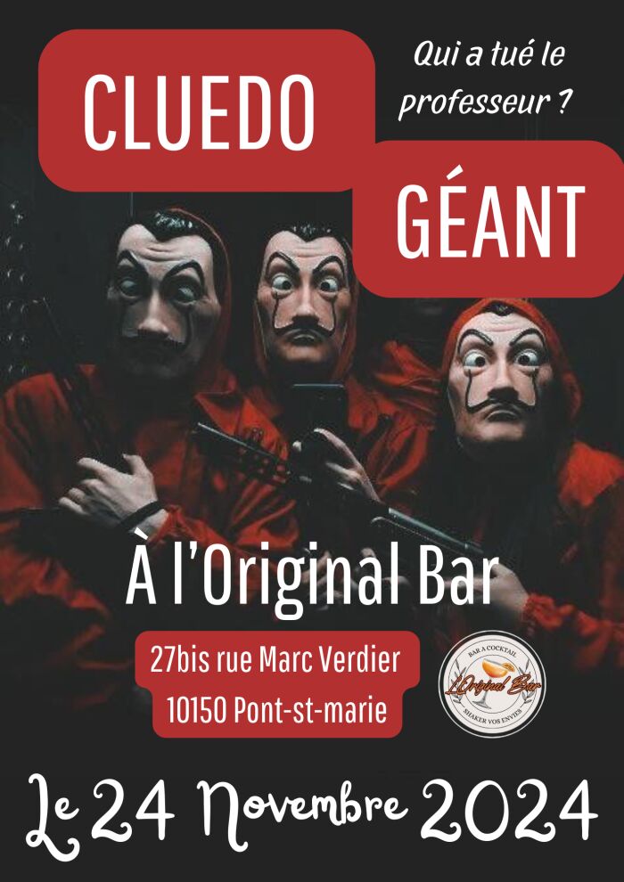 Cluedo Géant Casa de Papel