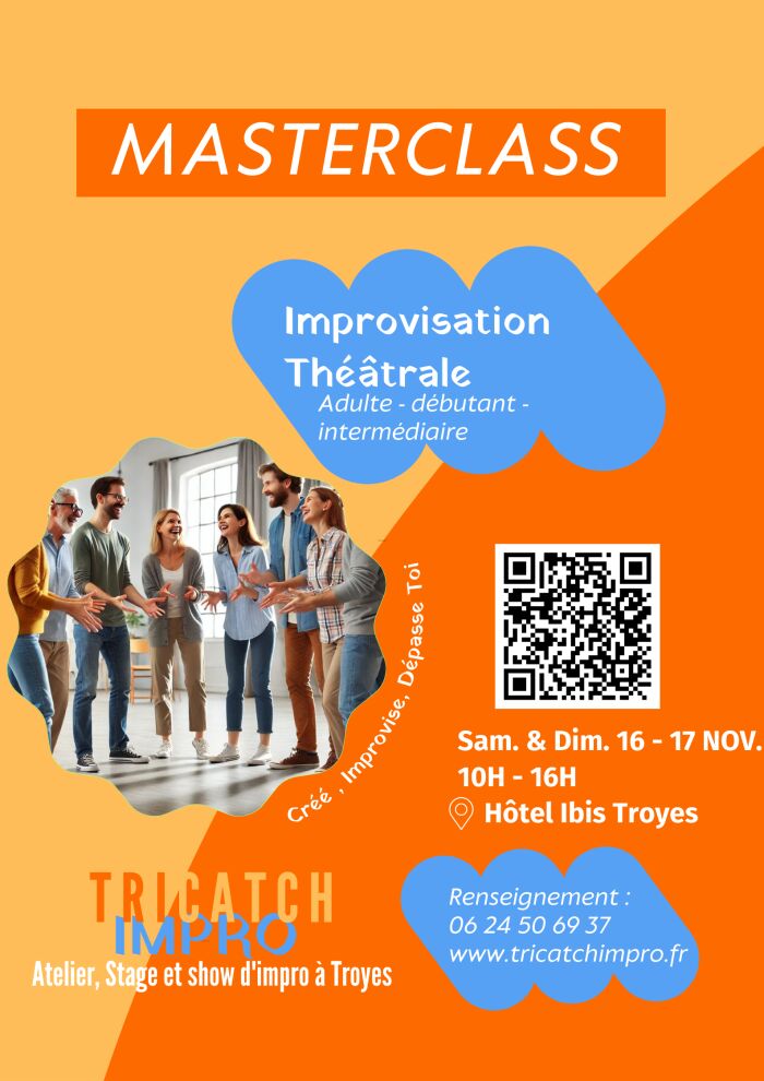 Masterclass : Improvisation Théâtrale