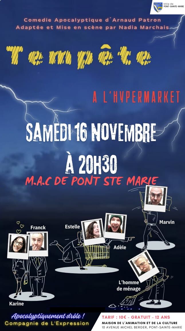 Théâtre : tempête à l'hypermarket !