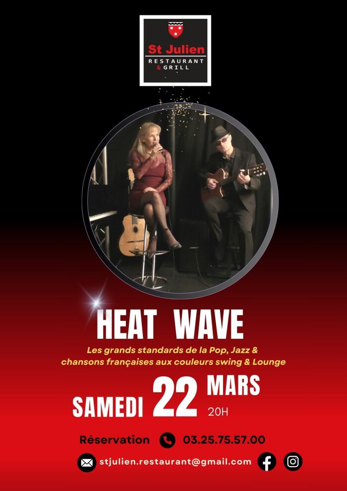 Soirée concert HEAT WAVE