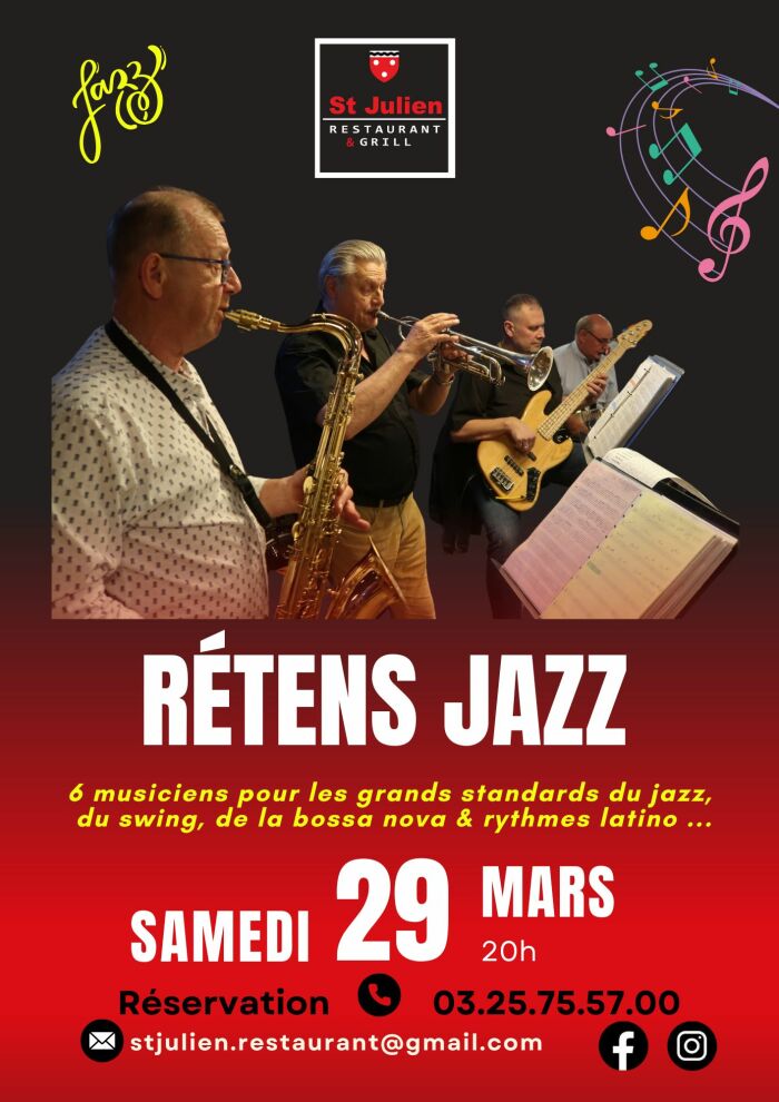 Soirée concert RÉTENS JAZZ