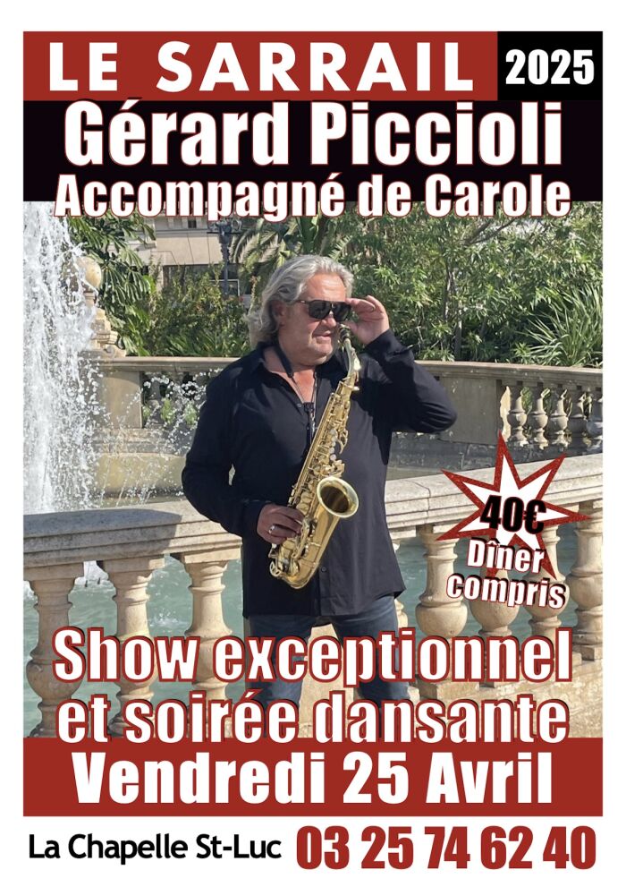 Soirée musicale avec Gérard Piccioli !