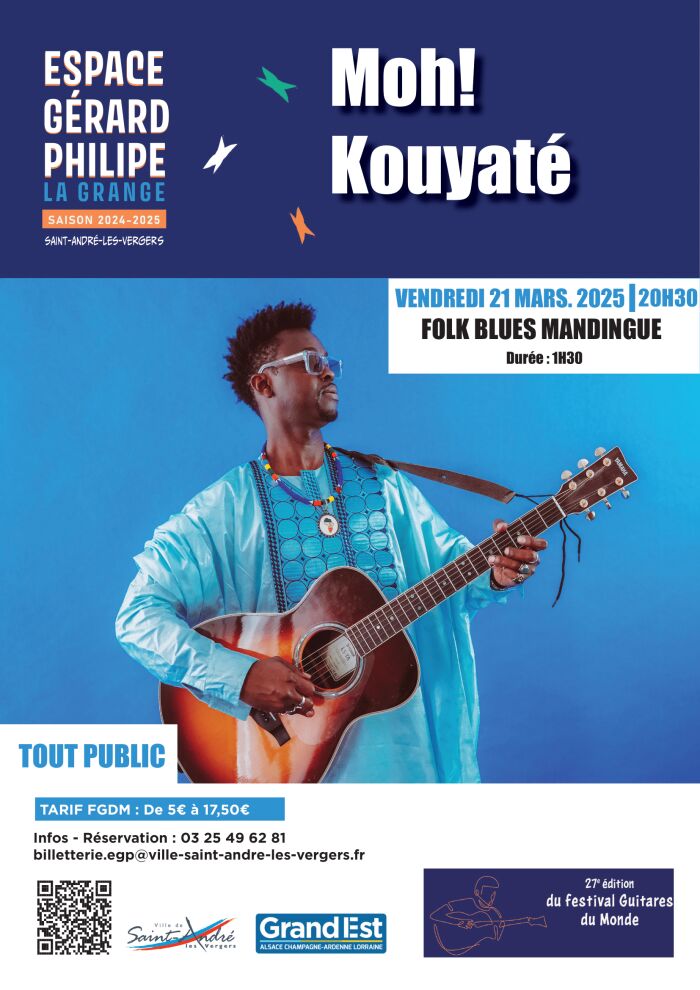 Festival Guitares du Monde - Moh! Kouyaté